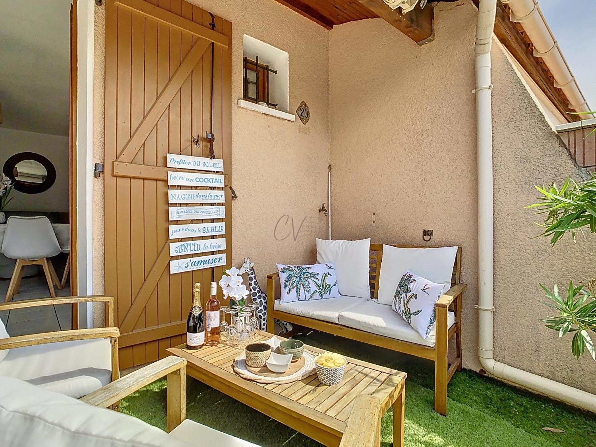 Maison "Douceurs D'Ete " Maison De Vacances Bord De Mer A Vias Plage - 600M De La Plage Et Du Canal Du Midi - Piscine Residentielle, Wifi Fibre, Activites Et Loisirs Екстериор снимка